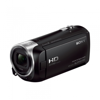 Camera Video Sony HDR-CX405 Black, senzor CMOS Exmor R, lentile superangulare Carl Zeiss Vario-Tessar de la f=1,9 - 57,0 mm, F/1.8 - 4.0, stabilizare optica a imaginii SteadyShot, zoom optic 30x, zoom digital 350x, ecran 2.7