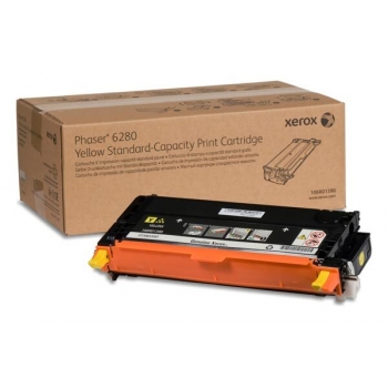 Cartus Toner Xerox 106R01390 Yellow Standard Capacity 2200 Pagini for Phaser 6280DN, Phaser 6280N