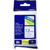 Brother TZE-233 LAMINATED TAPE 12MM 8M/BLUE ON WHITE TZE233