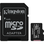 Card de memorie MicroSD Kingston Canvas Select Plus, 128GB, 100MB/s, cu adaptor, SDCS2/128GB