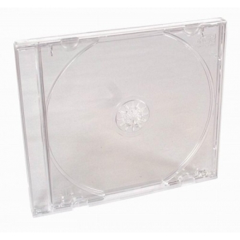 ESPERANZA Slim Box CLEAR 5,2 mm for CD/DVD ( 200 Pcs. PACK) 3083 - 5905784764054