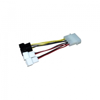 Zalman ZM-MC1 Multi-connector cable, input: Molex, output: 2x 5V 3pin Fan, 2x 12V 3pin Fan