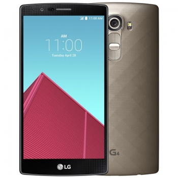 Telefon Mobil LG G4 H818P Gold Dual SIM 5.5" 1440 x 2560 Cortex A53 + Cortex A57 Hexa Core 1800 + 1440 MHz memorie interna 32GB Camera Foto 13MPx Android 5.1 QM_109984