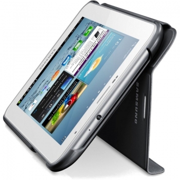 Husa tableta Samsung EFC-1G5SGECSTD Dark Grey compatibila cu Galaxy TAB 2 7" cu functie de stand