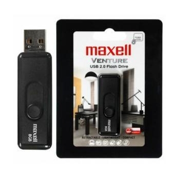 Memorie USB Maxell Venture 8GB USB 2.0 Black QMEM8GMX