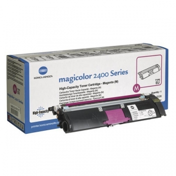 Cartus Toner Konica Minolta A00W232 Magenta 4500 pagini for 2400W, 2430DL, 2450, 2450D, 2450DX, 2480MF, 2490MF, 2500W, 2530DL, 2550, 2550DN, 2550N, 2590MF