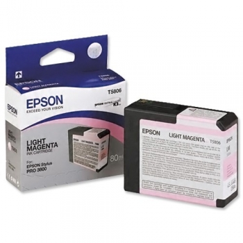 Cartus Cerneala Epson T5806 Light Magenta 80ml for Stylus Pro 3800, Stylus Pro 3880 C13T580600