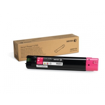 Cartus Toner Xerox 106R01524 Magenta High Capacity 12000 Pagini for Phaser 6700DN, 6700N