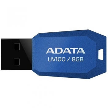 Memorie USB ADATA DashDrive Value UV100 8GB USB 2.0 Blue AUV100-8G-RBL
