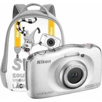 Nikon COOLPIX WATERPROOF S33 backpack kit (white)