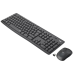 Kit wireless tastatura si mouse Logitech MK295 Silent, layout US INTL, Graphite 920-009800