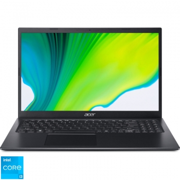 Laptop Acer 15.6 Aspire 5 A515-56, FHD, Procesor Intel Core i3-1115G4 (6M Cache, up to 4.10 GHz), 8GB DDR4, 512GB SSD, Intel UHD Xe Graphics, No OS, Charcoal Black