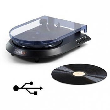 Plates digitizer TX-43 - Turntable with 2 speeds: 33 1/3 and 45 U / min. belt drive, Semiautomatic tonearm, USB output for direct co nversion to computer music, Play MP3 music files from a USB stick, Direct storage on USB flash drive to 32GB, Stereo