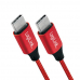 Cablu de date Logilink CU0156, USB-C - USB-C, 1m, Rosu