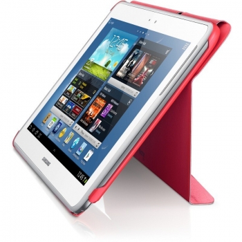 Husa tableta Samsung EFC-1G2NPECSTD Pink pentru N8000 Galaxy Note 10.1" cu functie de stand