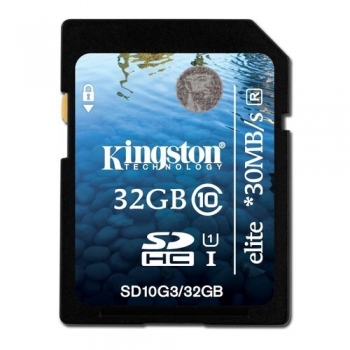 Card Memorie SDHC Kingston 32GB Clasa de viteza 10 SD10G3/32GB