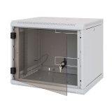 19" ONE-SECTIONED RACK 9U/600MM WITH REMOVABLE SIDE COVERS GREY (RUA-09-AS6-CAX-A1)