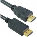 DisplayPort - HDMI Cable, St/St, 3.0m, G