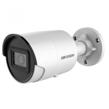 Camera supraveghere de exterior IP Hikvision AcuSense DarkFighter DS-2CD2086G2-IU(4MM)(C), 8MP, IR 40 m, 4 mm, slot card, microfon, PoE