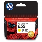 Cartus Cerneala HP Nr. 655 Yellow 600 pagini for Deskjet Ink Advantage 3525, 4615, 4625, 5525, 6525 CZ112AE