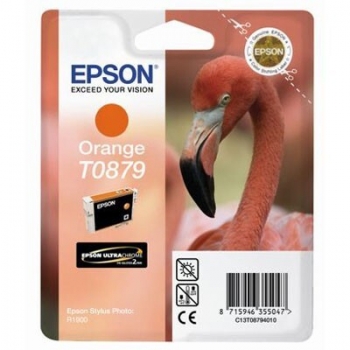 Cartus Cerneala Epson T0879 Orange 11.4ml for Stylus Photo R1900 C13T08794010