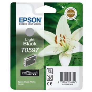 Cartus Cerneala Epson T0597 Light Black 13ml for Stylus Photo R2400 C13T05974010