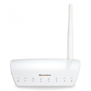 Sapido BRC70n 150M Cloud Wireless Router, rata de transfer: 150Mbps, standarde: IEEE 802.11 b/g/n, porturi: 10/100Mbps RJ45 WAN x1 / LAN x4, antene: 1x 3dBi, conexiune: PPPoE / Static IP / Dynamic IP / PPTP / L2TP / WiFi ISP / AP / WiFi-AP, securitate: WE
