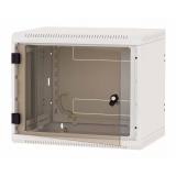 19" ONE-SECTIONED RACK 12U/600MM WITH BREAK-OUT HOLE FOR FAN GREY (RBA-12-AS6-CAX-A6)