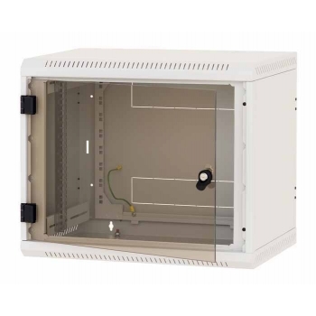 19" ONE-SECTIONED RACK 4U/600MM WITH BREAK-OUT HOLE FOR FAN GREY (RBA-04-AS6-CAX-A6)
