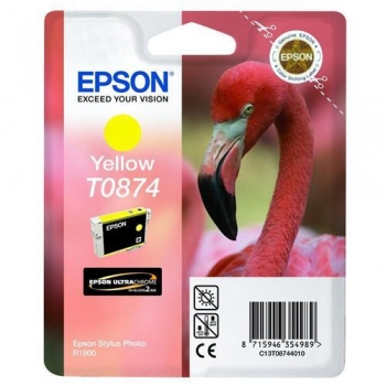 Cartus Cerneala Epson T0874 Yellow 11.4ml for Stylus Photo R1900 C13T08744010