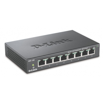 Switch D-Link DES-108 8xRJ-45 10/100Mbps