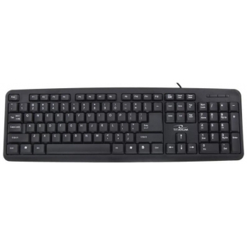 Tastatura Titanium TK101 107 taste STANDARD black USB