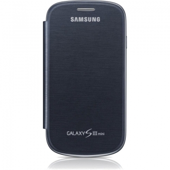 Husa Samsung Flip Cover pentru i8190 Galaxy S III Mini Pebble Blue EFC-1M7FBEGSTD