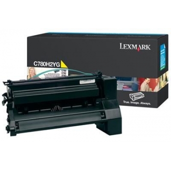 Cartus Toner Lexmark C780H2YG Yellow High Yield 10000 pagini for C780DN, C780DTN, C780N, C782DN, C782DTN, C782N, X782E