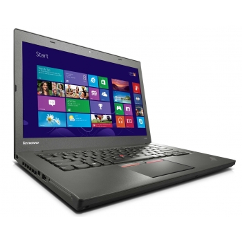 Laptop Lenovo ThinkPad T450 Ultrabook Intel Core i5 Broadwell 5300U up to 2.9GHz 8GB DDR3L SSD 256GB Intel HD Graphics 5500 14.0" HD+ Modem 4G LTE Windows 8.1 Pro 20BU006ARI