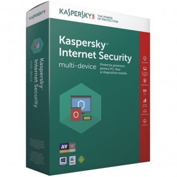 Kaspersky Internet Security 1 utilizator 1An+3luni gratuite Licenta Noua Box KL1941XBABS