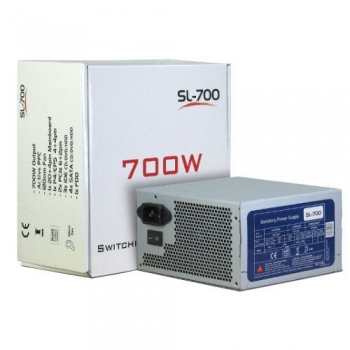 Sursa Inter-Tech SL-700 PLUS 700W 1x PCI-E 4x SATA 3x Molex 1x Floppy PFC Activ SCP, OCP, OVP SL-700+