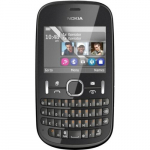 Telefon Mobil Nokia Asha 200 Graphite Dual SIM tastatura qwerty NOK200G