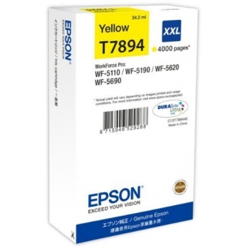 EPSON T789440 INK T7894 XXL 34ML YELLOW