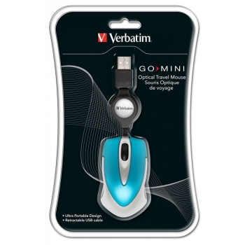 VERBATIM MOUSE MINI OPTICAL TRAVEL CARB