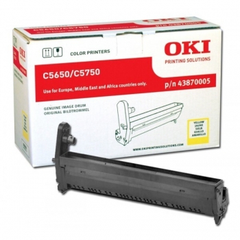 Unitate Cilindru Oki 43870005 Yellow 20000 Pagini for C5650N, C5750N