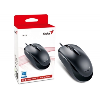 Genius optical wired mouse DX-120, Black