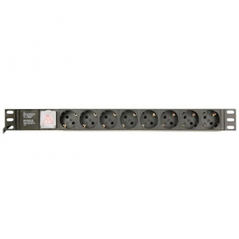 Prelungitor Gembird EG-PDU-014-C14, 8 prize, 3 m Negru