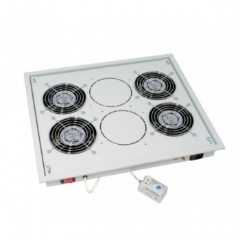 Top (bottom) fan unit, 2fans 220V/30W, thermostat - grey