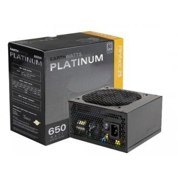 Sursa Antec EarthWatts 650W Platinum 4x Molex 6x SATA 2x PCI-E PFC Activ OCP, OVP, UVP, SCP, OPP, SIP, NLO, BOP Certificare 80+ Platinum EA-650 PLATINUM