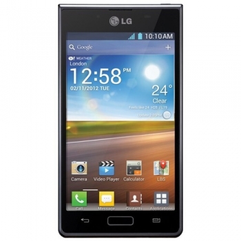 Telefon Mobil LG P700 Optimus L7 Black 4.3" 480 x 800 Gorilla Glass Cortex A5 1GHz memorie interna 4GB Android v4.0 3G LGP700