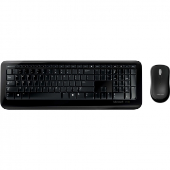 Kit Wireless Tastatura+Mouse Microsoft Desktop 800 Mouse Optic 3 butoane Tastatura Standard USB Black 5SH-00011