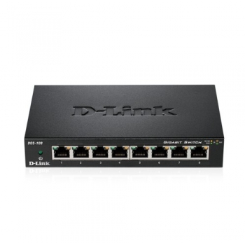 Switch D-Link DGS-108 8xRJ-45 10/100/1000Mbps 