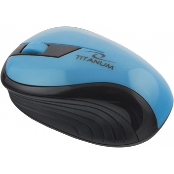 TITANUM Wireless Optical Mouse 3D TM114T RAINBOW | 2.4 GHz | 1000 DPI | Turcoaz TM114T - 5901299904770