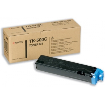 Cartus Toner Kyocera TK-500C Cyan 8000 Pagini for Kyocera Mita FS-C5016N